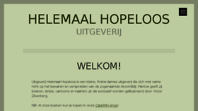 What Helemaalhopeloos.nl website looked like in 2018 (5 years ago)