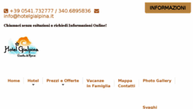 What Hotelgialpina.it website looked like in 2018 (5 years ago)