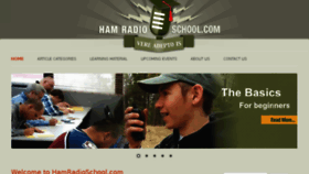 What Hamradioschool.com website looked like in 2018 (5 years ago)