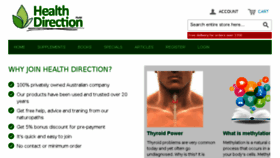 What Healthdirection.com.au website looked like in 2018 (5 years ago)