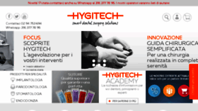 What Hygitech.it website looked like in 2018 (5 years ago)