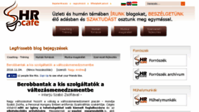 What Hrcafe.eu website looked like in 2018 (5 years ago)