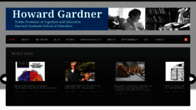 What Howardgardner.com website looked like in 2018 (5 years ago)