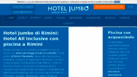 What Hoteljumbo.it website looked like in 2018 (5 years ago)