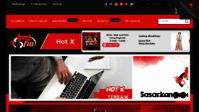What Hotfm.com.my website looked like in 2018 (5 years ago)
