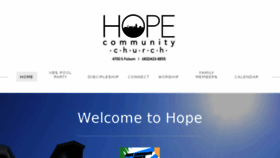 What Hopechurchlincoln.org website looked like in 2018 (5 years ago)