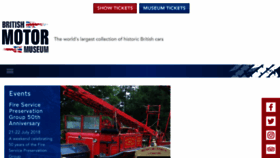 What Heritage-motor-centre.co.uk website looked like in 2018 (5 years ago)