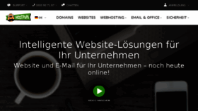 What Hostpapa.de website looked like in 2018 (5 years ago)