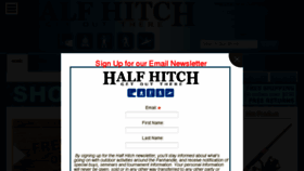 What Halfhitch.com website looked like in 2018 (5 years ago)