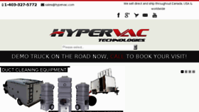What Hypervac.ca website looked like in 2018 (5 years ago)