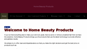 What Homebeautyproducts.co.uk website looked like in 2018 (5 years ago)