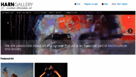 What Harngallery.com website looked like in 2018 (5 years ago)