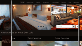 What Hoteldonluis.cl website looked like in 2018 (5 years ago)