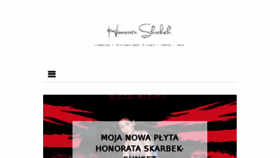 What Honorata-skarbek.com website looked like in 2018 (5 years ago)