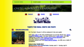 What Happywalker.nl website looked like in 2018 (5 years ago)