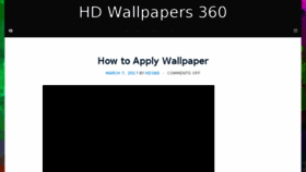 What Hdwallpapers360.com website looked like in 2018 (5 years ago)