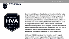 What Historicvehicle.org website looked like in 2018 (5 years ago)