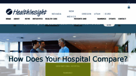 What Healthinsight.org website looked like in 2018 (5 years ago)