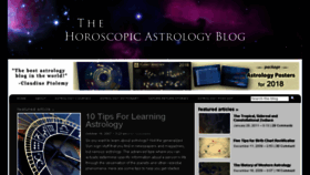 What Horoscopicastrologyblog.com website looked like in 2018 (5 years ago)