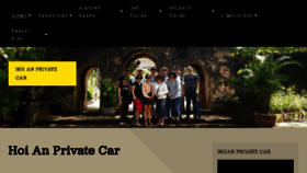 What Hoianprivatecar.com website looked like in 2018 (5 years ago)
