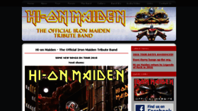 What Hi-onmaiden.com website looked like in 2018 (5 years ago)