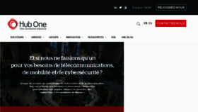 What Hubone.fr website looked like in 2018 (5 years ago)