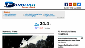 What Honolulunews.net website looked like in 2018 (5 years ago)