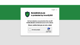 What Hccontrol.co.za website looked like in 2018 (5 years ago)