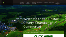 What Halifaxchamber.net website looked like in 2018 (5 years ago)