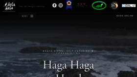 What Hagahagahotel.co.za website looked like in 2018 (5 years ago)