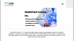 What Healthtechconnex.com website looked like in 2018 (5 years ago)