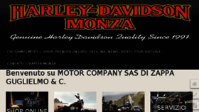 What Harley-davidson-monza.com website looked like in 2018 (6 years ago)