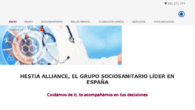 What Hestiaalliance.org website looked like in 2018 (6 years ago)