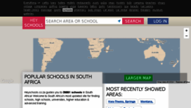 What Heyschools.co.za website looked like in 2018 (5 years ago)