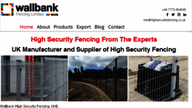 What Highsecurityfencing.ae website looked like in 2018 (5 years ago)