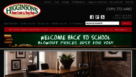 What Higginsonsflooringandsleepshop.com website looked like in 2018 (6 years ago)
