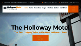 What Hollowaymotel.com website looked like in 2018 (5 years ago)