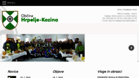 What Hrpelje-kozina.si website looked like in 2018 (7 years ago)