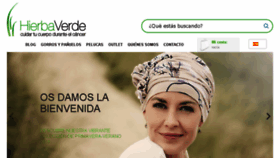 What Hierbaverde.com website looked like in 2018 (7 years ago)