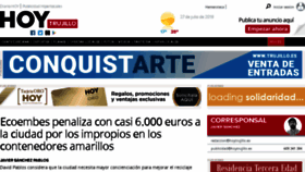 What Hoytrujillo.es website looked like in 2018 (5 years ago)