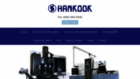 What Hankookamerica.com website looked like in 2018 (5 years ago)