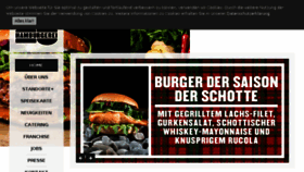 What Hamburgerei.de website looked like in 2018 (5 years ago)