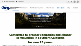 What Htsenvironmental.com website looked like in 2018 (5 years ago)