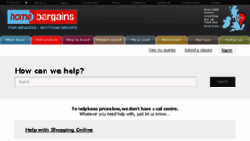 What Help.homebargains.co.uk website looked like in 2018 (6 years ago)