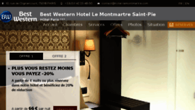 What Hotel-lemontmartre.com website looked like in 2018 (5 years ago)