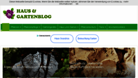 What Haus-gartenblog.de website looked like in 2018 (5 years ago)