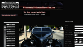 What Hollywoodlimousine.com website looked like in 2018 (5 years ago)