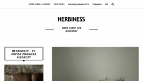 What Herbiness.com website looked like in 2018 (5 years ago)