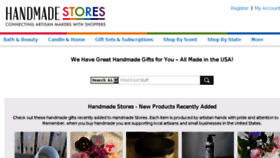 What Handmadestores.com website looked like in 2018 (5 years ago)