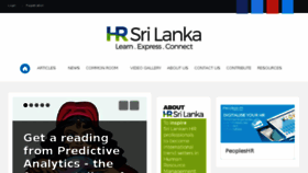 What Hrsrilanka.com website looked like in 2018 (5 years ago)
